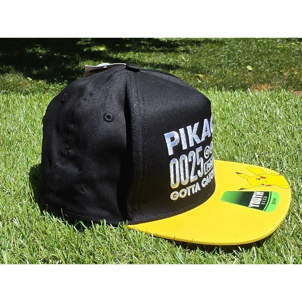 Pokemon Trainer Hat Pikachu Snapback Baseball Cap 